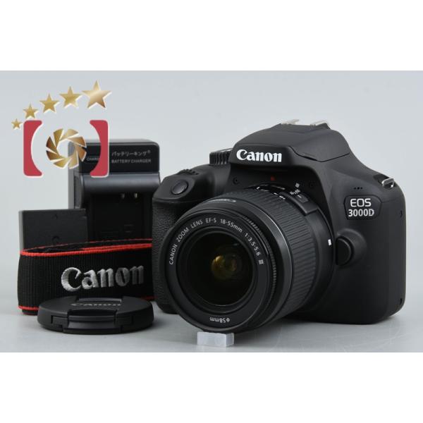 ★美品★ Canon EOS 3000D Wi-Fi 元箱付き 国内未発表 ☆美品☆ Canon EOS 3000D Wi-Fi 元箱付き 国内未発表 Canon