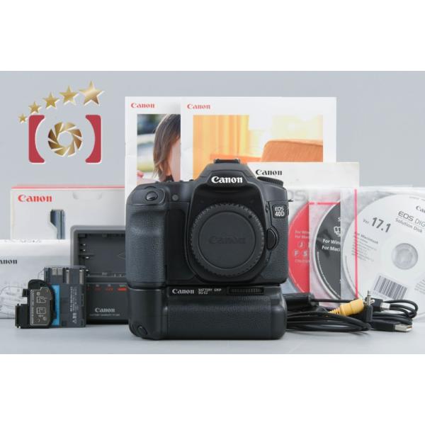 EOS 40D 【中古】Canon キヤノン + BG-E2 バッテリーグリップ 元箱付き