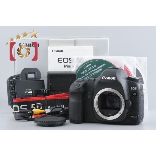 【中古】Canon キヤノン EOS 5D Mark II デジタル一眼レフカメラ 元箱付き