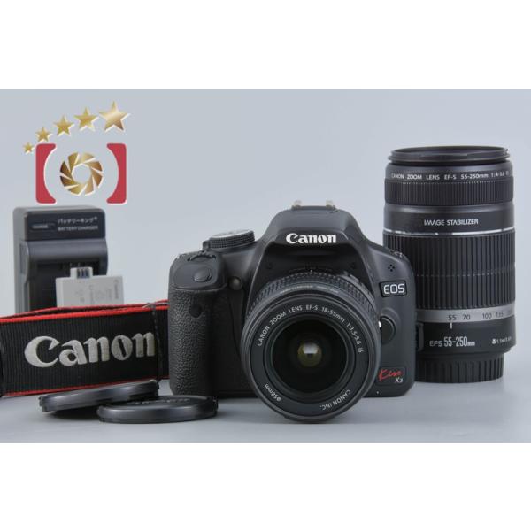 中古】Canon キヤノン EOS kiss X3 ダブルズームキット : canon-eos 