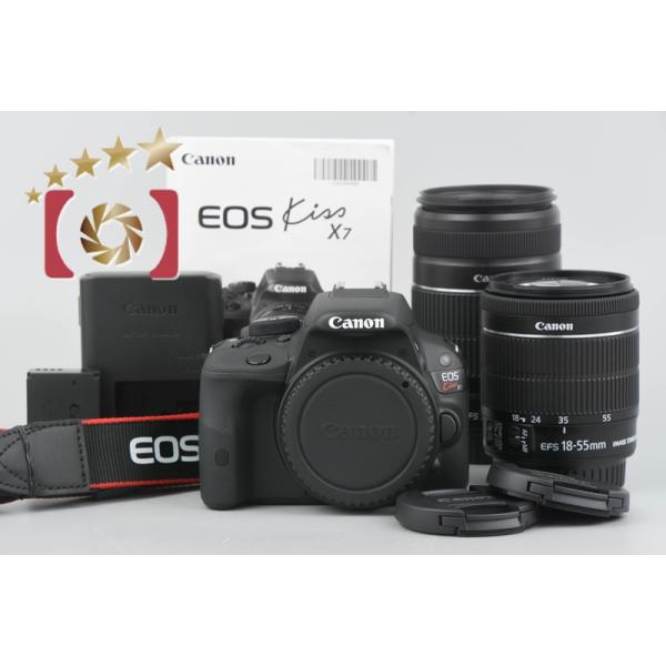 EOS Kiss 【中古】Canon キヤノン X7 ダブルズームキット EOS Kiss 【中古】Canon キヤノン X7 ダブルズームキット