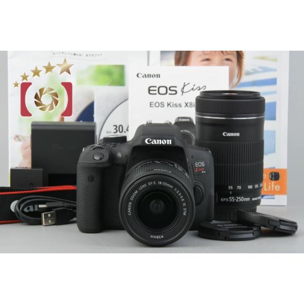 EOS DIGITAL 【中古】Canon キヤノン Kiss X8i ダブルズームキット