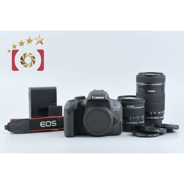 【中古】Canon キヤノン EOS Kiss X9i ダブルズームキット シャッター回数僅少