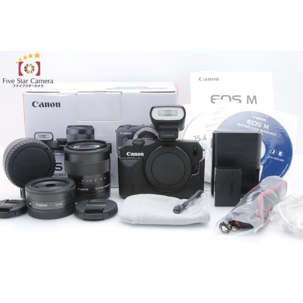 キャノン EOS M ダブルレンズキット 中古 付属品完備 キヤノン（Canon） 【中古】 EOS M ダブルレンズキット : 中古カメラの