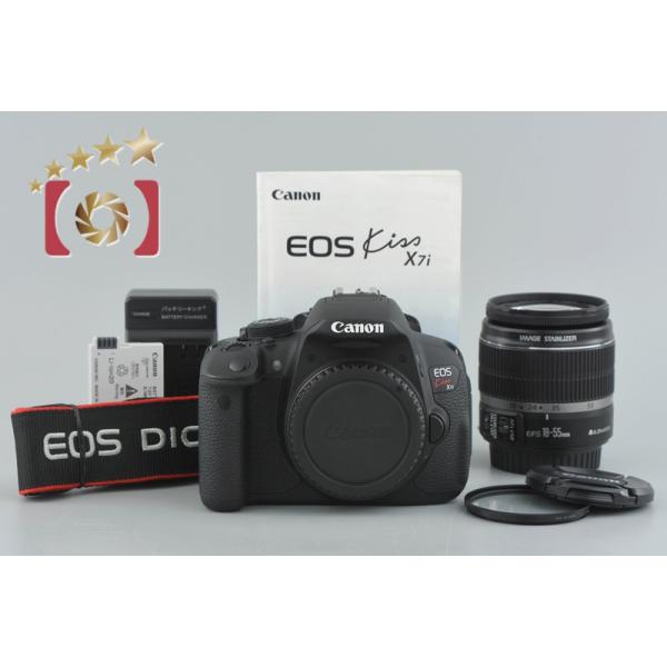 中古】Canon キヤノン EOS Kiss X7i + EF-S 18-55mm f/3.5-5.6 中古】Canon キヤノン EOS Kiss X7i + EF-S 18-55mm f/3.5-5.6