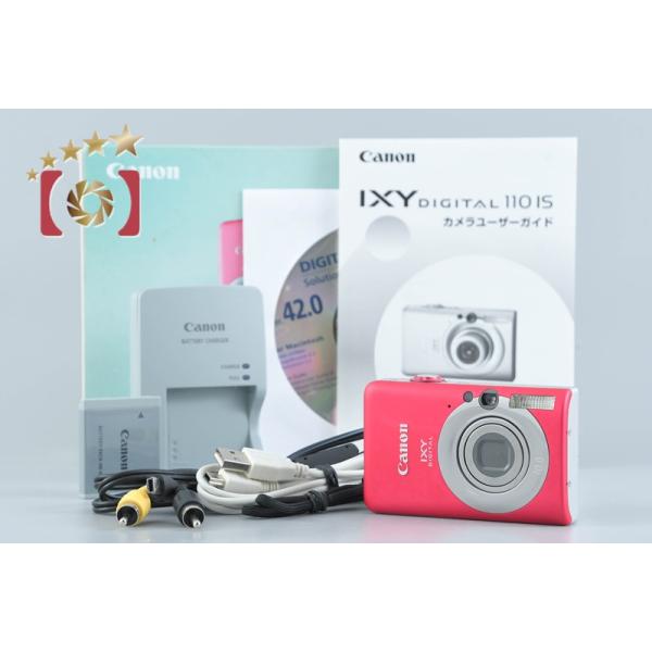 Canon - キャノンCanonデジカメIXY110F レッド　中古品 IXY 【中古】Canon キヤノン Digital 110 IS レッド コンパクト