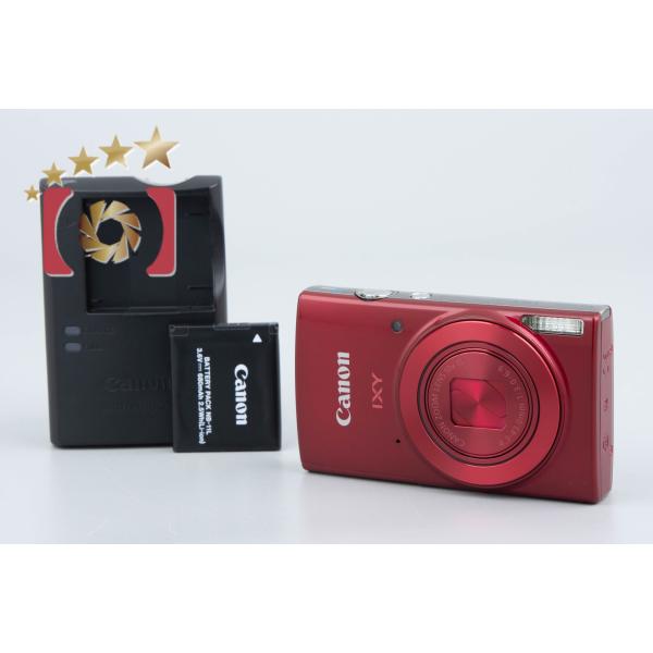 R*送様 美品　Canon IXY 190　レッド　キャノン　デジカメ　コンデジ 中古】Canon キヤノン IXY 190 レッド コンパクトデジタルカメラ