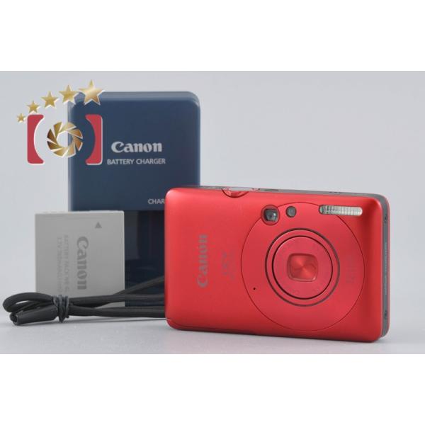 中古】Canon キヤノン IXY Digital 210 IS レッド コンパクトデジタル