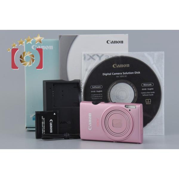 中古】Canon キヤノン IXY 220F ピンク コンパクトデジタルカメラ 元箱