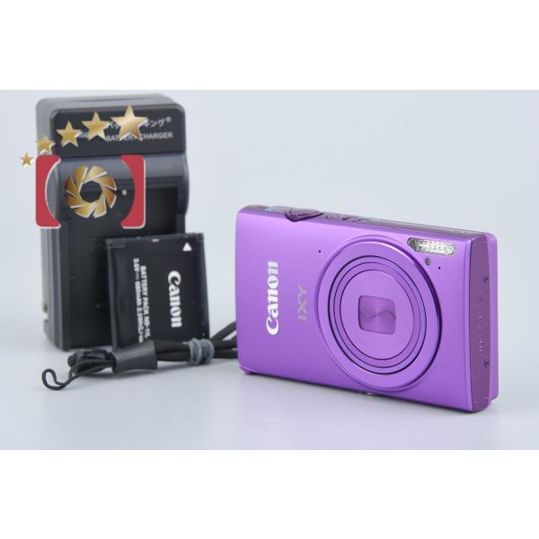 中古】Canon キヤノン IXY 430F パープル コンパクトデジタルカメラ