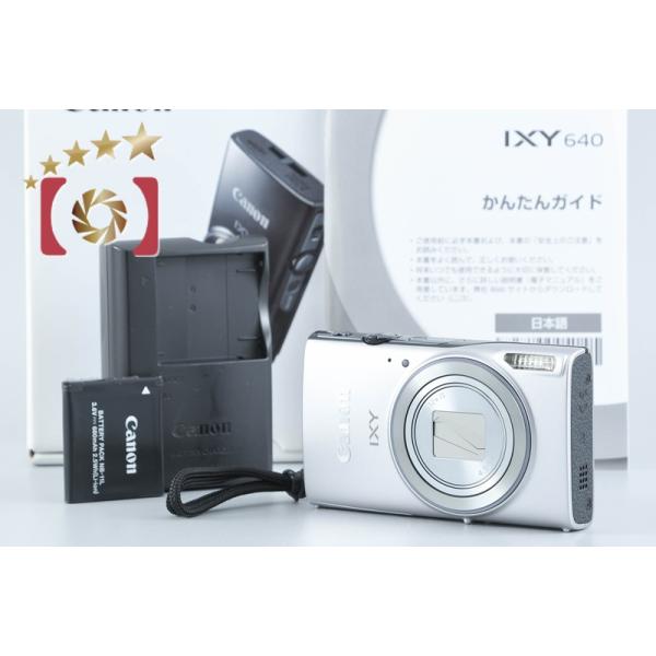 IXY 【中古】Canon キヤノン 640 シルバー コンパクトデジタルカメラ
