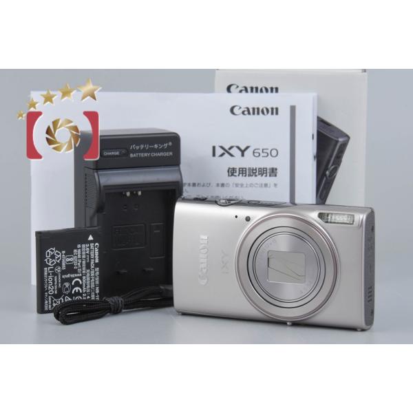 IXY 【中古】Canon キヤノン 650 シルバー コンパクトデジタル