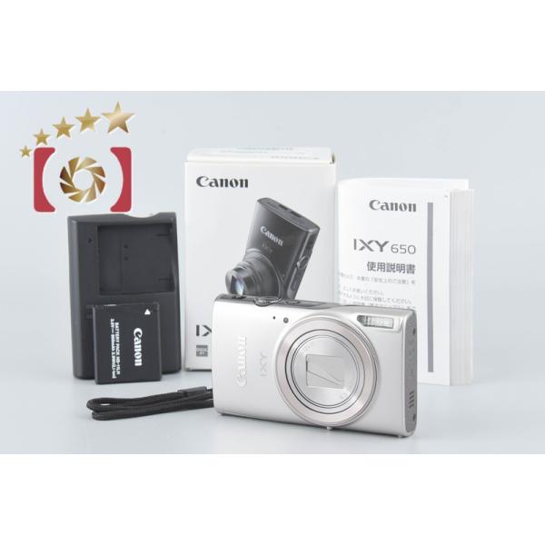 店頭展示品Canon IXY 650 コンパクトデジタルカメラ シルバー キヤノン CANON IXY 650 シルバー コンパクトデジタルカメラ