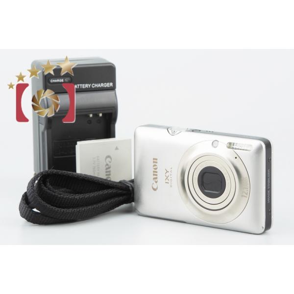 【中古】Canon キヤノン IXY Digital 220 IS シルバー コンパクトデジタルカメラ