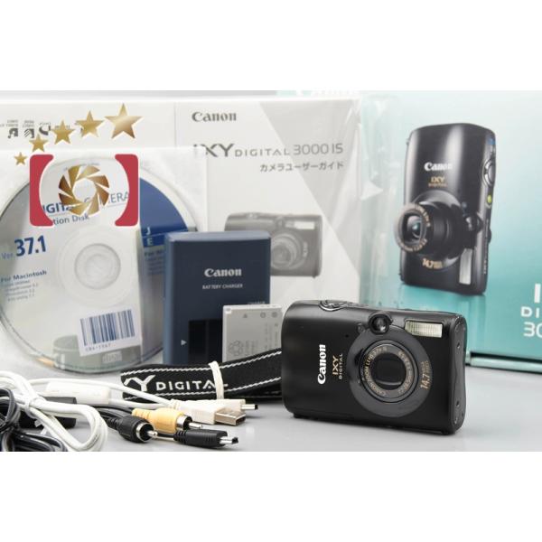 中古】Canon キヤノン IXY Digital 3000 IS ブラック コンパクト 中古】Canon キヤノン IXY Digital 3000 IS ブラック コンパクト