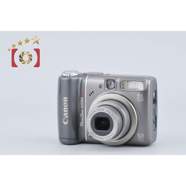 【中古】Canon キヤノン PowerShot A590 IS コンパクトデジタルカメラ