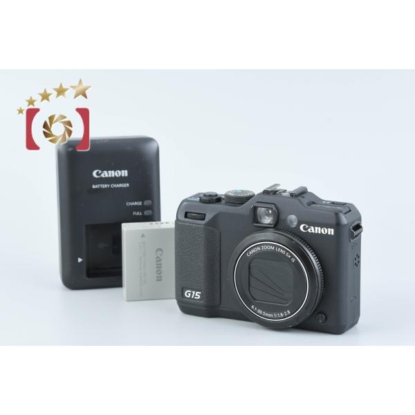 【中古】Canon キヤノン PowerShot G15 コンパクトデジタルカメラ