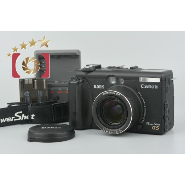 PowerShot 【中古】Canon キヤノン G5 コンパクトデジタルカメラ