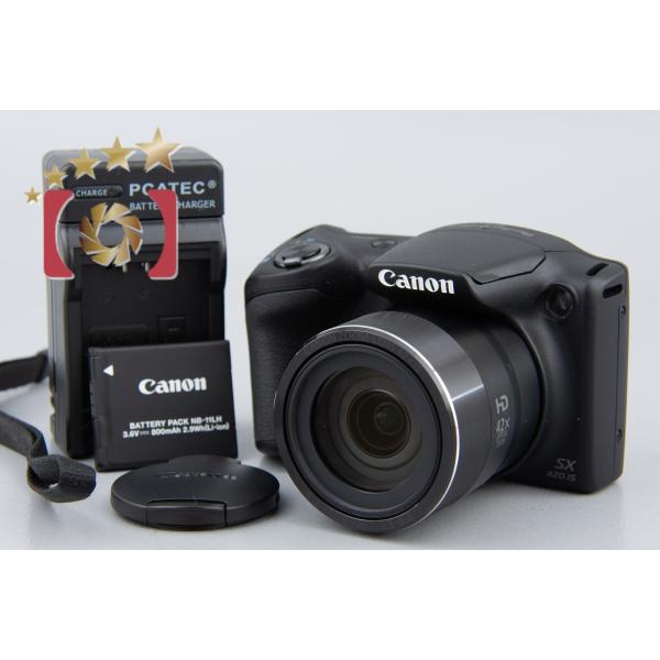 【中古】Canon キヤノン PowerShot SX420 IS ブラック コンパクトデジタルカメラ PowerShot 【中古】Canon キヤノン SX420 IS ブラック コンパクト