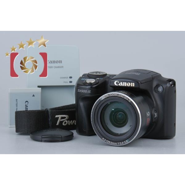 PowerShot 【中古】Canon キヤノン SX500 IS ブラック PowerShot 【中古】Canon キヤノン SX500 IS ブラック