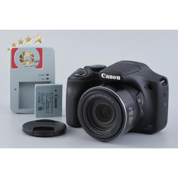 PowerShot 【中古】Canon キヤノン SX530 HS ブラック コンパクト