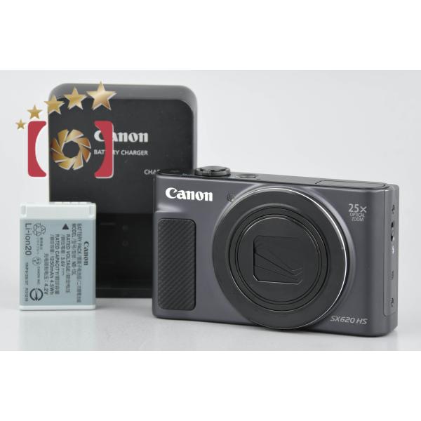 キヤノン PowerShot SX620 HS ブラック 中古 PowerShot 【中古】Canon キヤノン SX620 HS ブラック コンパクト