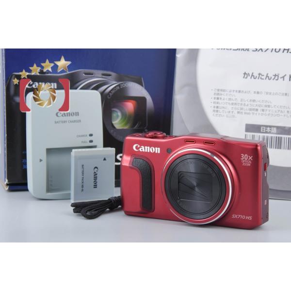 PowerShot 【中古】Canon キヤノン SX710 HS レッド コンパクト