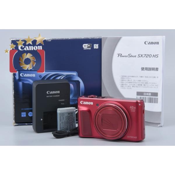 PowerShot 【中古】Canon キヤノン SX720 HS レッド コンパクト
