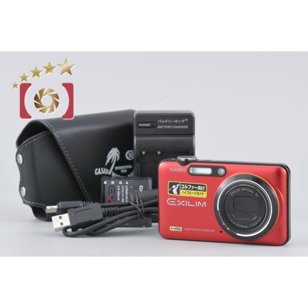 EXILIM 【中古】CASIO カシオ HIGH SPEED EX-FC160S レッド コンパクト