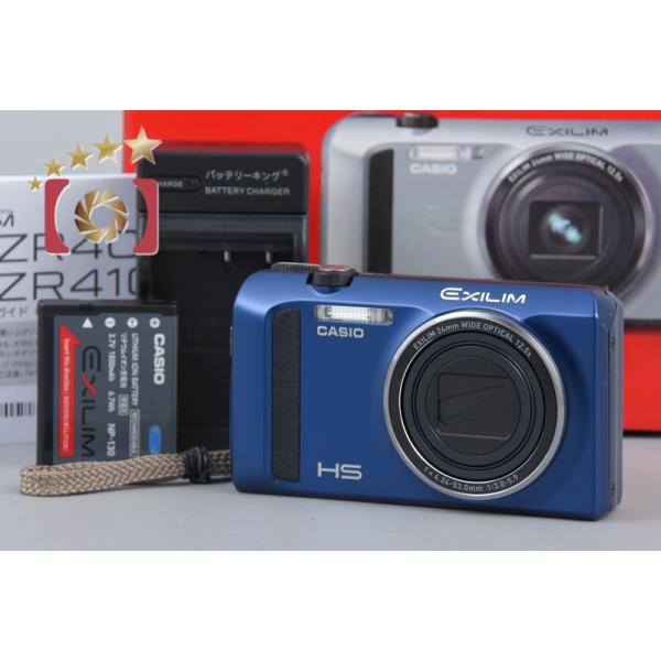 HIGH SPEED EXILIM 【中古】Casio カシオ EX-ZR410 ブルー
