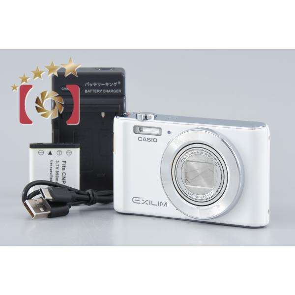 CASIO EXILIM ZS190 ホワイト デジタルカメラ 美品 HIGH SPEED EXILIM 【中古】Casio カシオ EX-ZS190 ホワイト