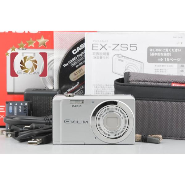 EXILIM 【中古】CASIO カシオ EX-ZS5 シルバー コンパクト EXILIM 【中古】CASIO カシオ EX-ZS5 シルバー コンパクト