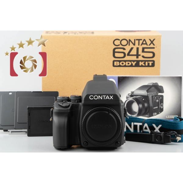 CONTAX 645 【美品】 中判フィルムカメラ 各付属品付き コンタックス 中古】CONTAX コンタックス 645 中判フィルムカメラ 元箱付き