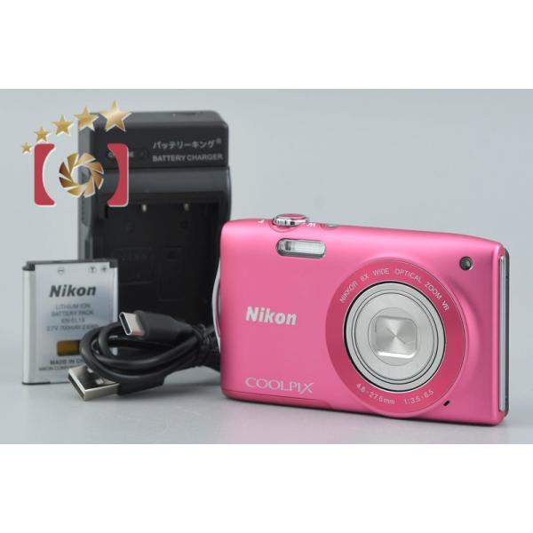 ニコン（Nikon） 【中古】Nikon COOLPIX S3300 ストロベリーピンク