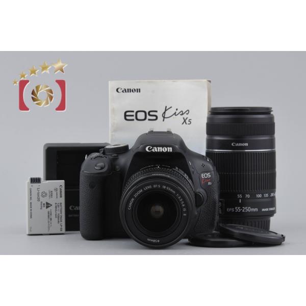 キヤノン（Canon） 【中古】Canon EOS Kiss X5 ダブルズームレンズ 