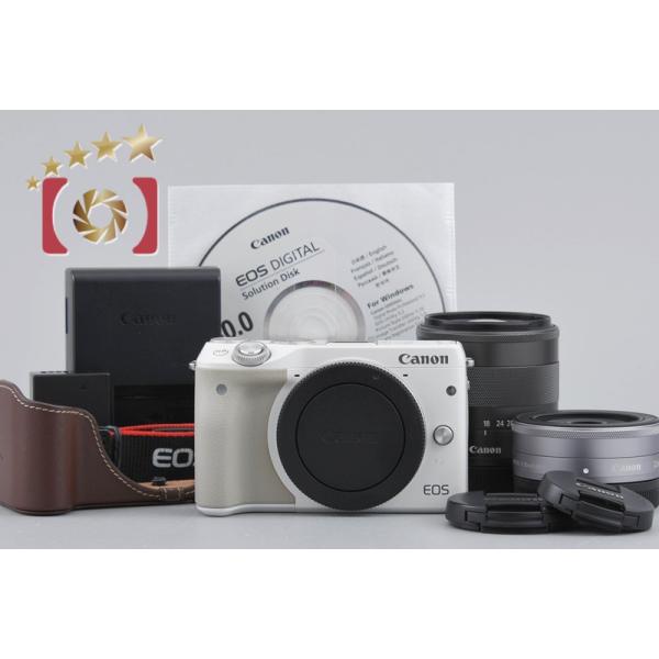 キヤノン（Canon） 【中古】Canon EOS M3 ホワイト ダブルレンズキット