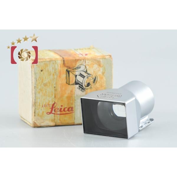 leica SBLOO 35mm ファインダー【貴重な箱と皮ケース付き】 中古)Leica (ライカ) SBLOO 35mm ファインダー ※後方円筒形（商品ID