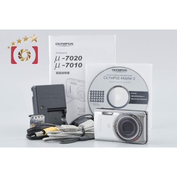 オリンパス（OLYMPUS） 【中古】OLYMPUS μ-7020 シルバー コンパクト
