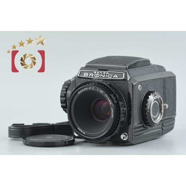 【中古】ZENZA BRONICA ゼンザブロニカ S2 後期 ブラック + Nikon NIKKOR-P 75mm f/2.8