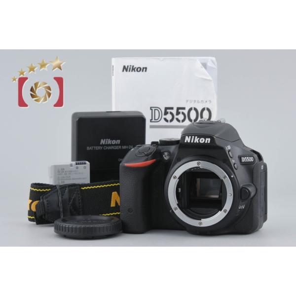 【中古】(ニコン) Nikon D5500 ブラック ニコン（Nikon） 【中古】Nikon D5500 ブラック デジタル一眼レフ