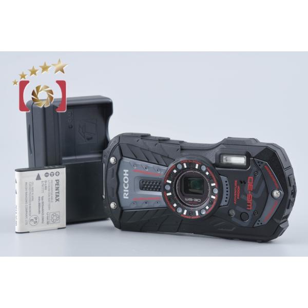 リコー（RICOH） 【中古】RICOH PENTAX ペンタックス WG-30 ブラック 