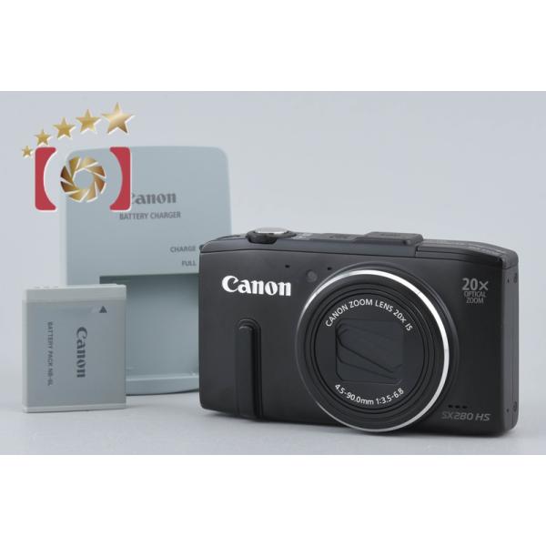 美品Canon PowerShot SX280HS ブラック コンデジ デジカメ キヤノン（Canon） 【中古】Canon PowerShot SX280 HS ブラック