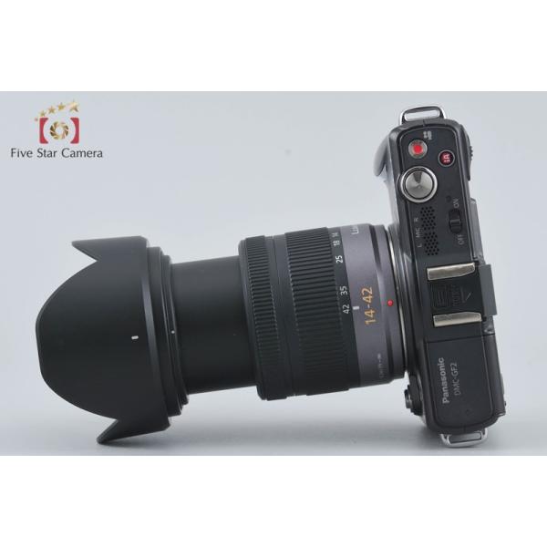 �y���ÁzPanasonic �p�i�\�j�b�N LUMIX DMC-GF2 �G�X�v���u���b�N + G VARIO 14-42mm f/3.5-5.6 ASPH. MEGA O.I.S. H-FS014042 �V���b�^�[�񐔋͏� ���i�摜5