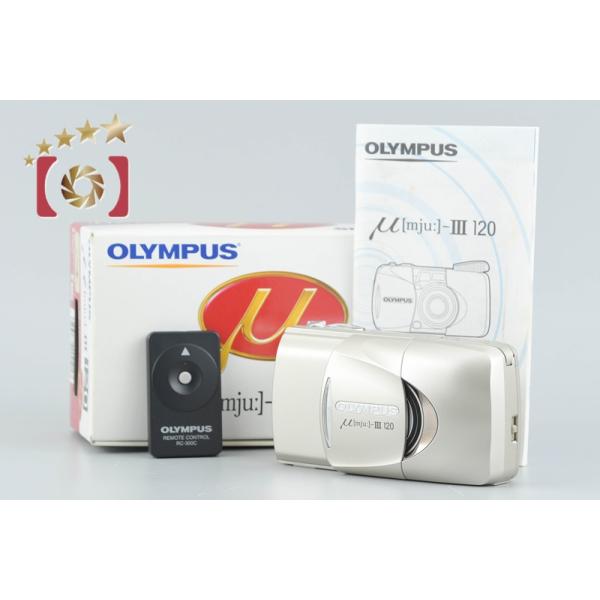 OLYMPUS μ[mju-]Ⅲ 120 コンパクトカメラ　完全動作品 オリンパス（OLYMPUS） 【中古】OLYMPUS μ[mju:]-III ミューIII 120