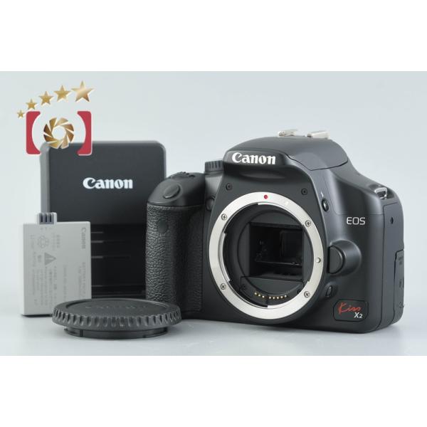 【中古】Canon キヤノン EOS Kiss X2 ダブルズームキット シャッター回数僅少 キヤノン（Canon） 【中古】Canon EOS Kiss X2 デジタル一眼レフカメラ