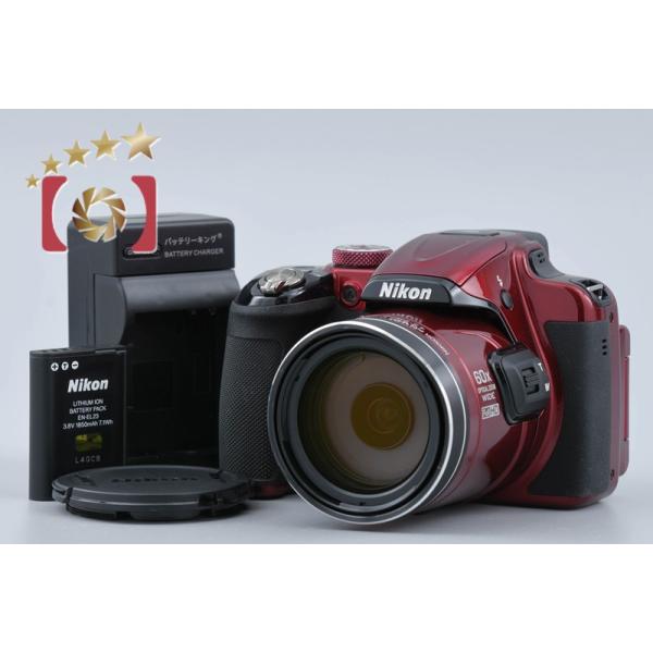 最終値引きNikon COOLPIX P600 レッド 中古品 ニコン（Nikon） 【中古】Nikon COOLPIX P600 レッド コンパクト