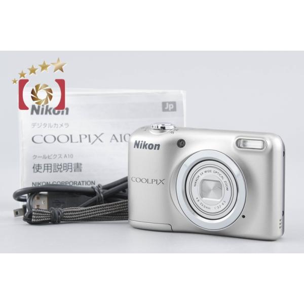 Nikon COOLPIX シルバー デジタルカメラ　A10 ニコン（Nikon） 【中古】Nikon COOLPIX A10 シルバー コンパクト