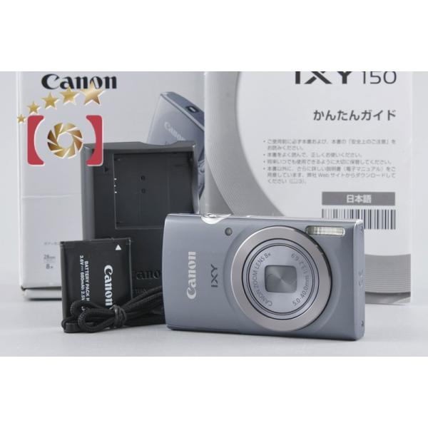 Canon IXY150 コンパクトデジタルカメラ 美品　動作確認済み　即使用可 キヤノン（Canon） 【中古】Canon IXY 150 シルバー コンパクト