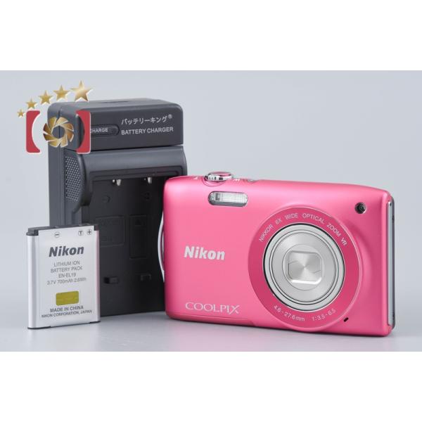 ニコン（Nikon） 【中古】Nikon COOLPIX S3300 ストロベリーピンク