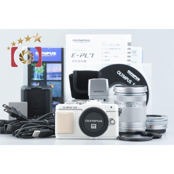 オリンパス（OLYMPUS） 【中古】OLYMPUS PEN Lite E-PL7 EZ ダブル